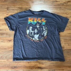 KISS ROCK‎ AND ROLL ALL NIGHT GROUP T SHIRT ROCK BAND SIZE 3XL